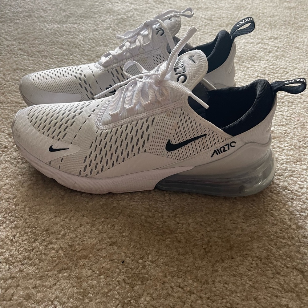 Mens White Nike Air Max 270 Size 10